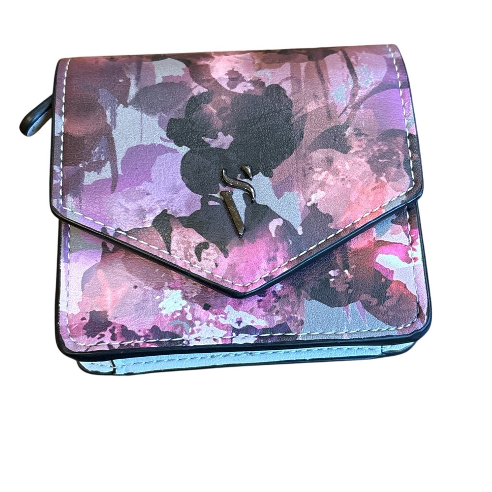 Simply Vera Vera Wang Purple Floral Wallet - Picture 5 of 6